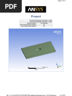 Analysis of Plate With A Hole On Ansys Workbench 19.2