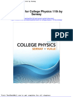 Test Bank For College Physics 11th by SerwaFull Download Test Bank For College Physics 11th by Serway PDF Full Chapter
