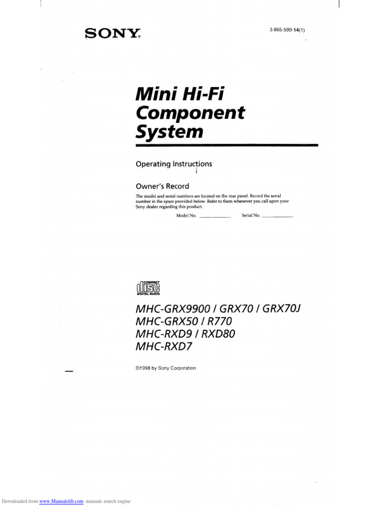 Combina sony rxd9 pdf internet search search engine software