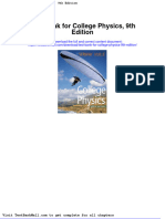 Full Download Test Bank For College Physics 9th Edition PDF Full Chapter