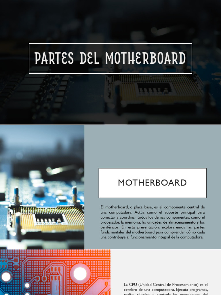 Partes Del Motherboard - AFMR | Descargar gratis PDF | Hardware de la ...
