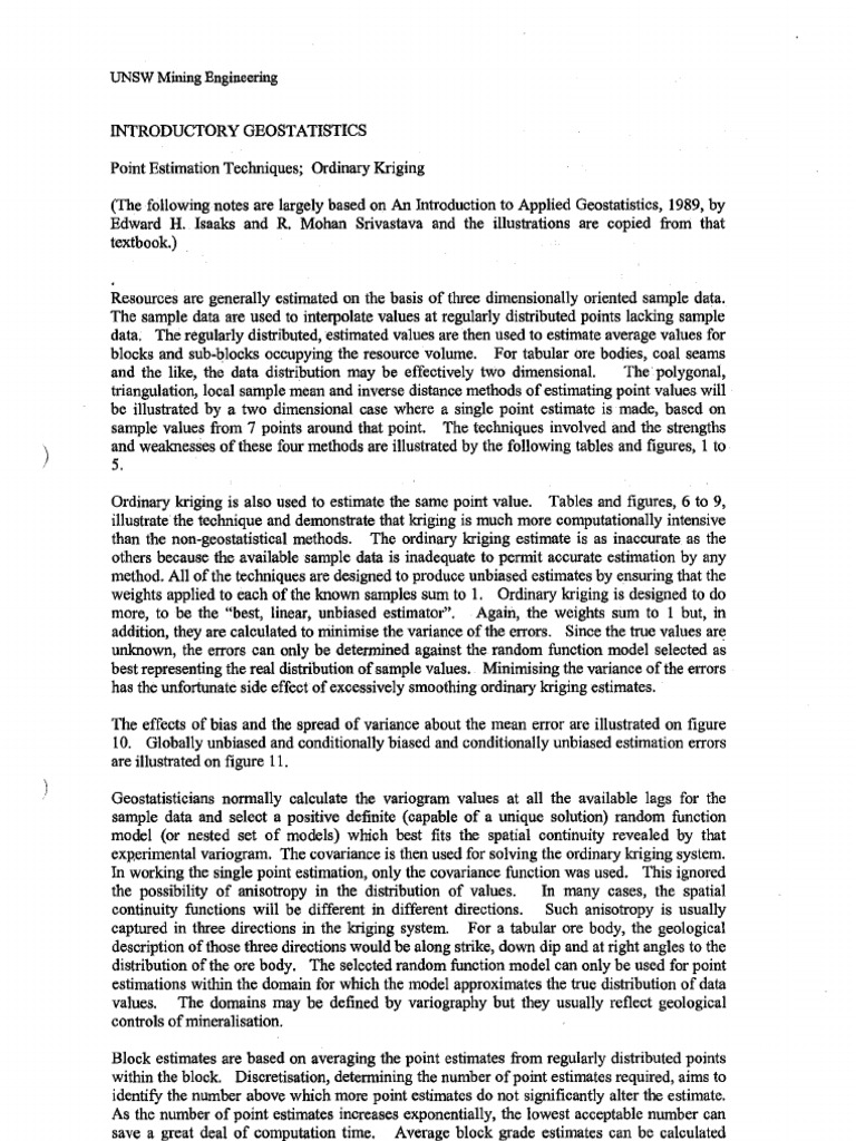 UNSW Mining Engineering | PDF | Teaching Methods & Materials