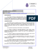 INFORME UCSP Nº: 2013/013: Ministerio Del Interior