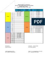 Jadwal Mengajar Sem Genap 2022