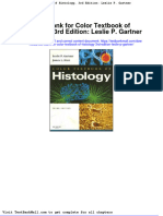 Full Download Test Bank For Color Textbook of Histology 3rd Edition Leslie P Gartner PDF Full Chapter