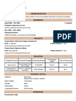 Resume - Purushottam Singh - Format7