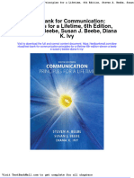 Full Download Test Bank For Communication Principles For A Lifetime 6th Edition Steven A Beebe Susan J Beebe Diana K Ivy PDF Full Chapter