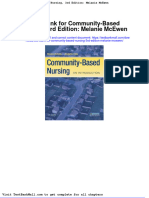 Full Download Test Bank For Community Based Nursing 3rd Edition Melanie Mcewen PDF Full Chapter