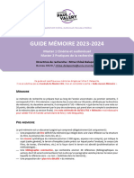 Master CAV - DeLAPORTE Guide Me Moire 2023-2024