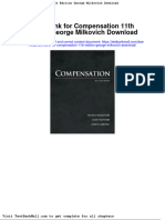 Full Download Test Bank For Compensation 11th Edition George Milkovich Download PDF Full Chapter