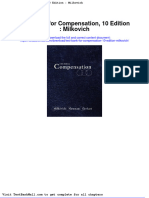 Full Download Test Bank For Compensation 10 Edition Milkovich PDF Full Chapter