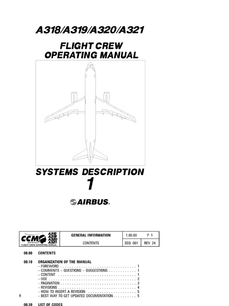 A320/321 FCOM Cross Reference Guide | PDF | Aerospace Engineering