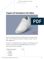 27 Different Types of Sneakers For Men - Suits Expert