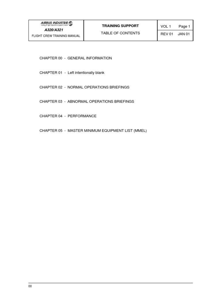 A320 Flight Crew Training Manual Vol 1 | PDF | Airbus | Aviation