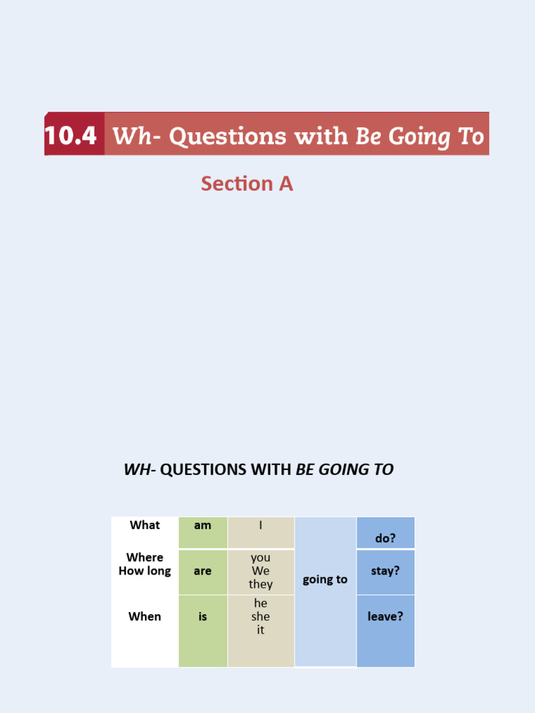 WH Questions with 