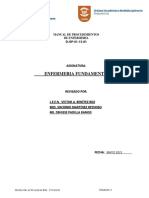 Manual de Procedimientos Enfermeria Fundamental 2023-1