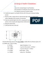 Shallow Foundations Design 1