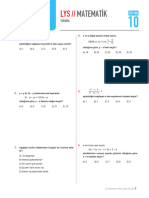 10-Fasikül-Matematik - AYT Tarama