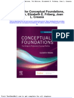 Full Download Test Bank For Conceptual Foundations 7th Edition Elizabeth e Friberg Joan L Creasia PDF Full Chapter