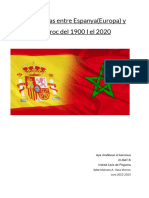 Diferencias Entre Espanya (Europa) y Marroc Del 1900 I El 2020