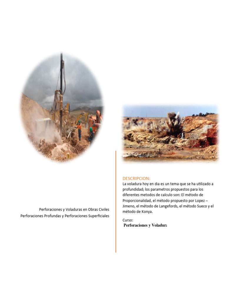 Perforaciones | PDF | Perforación | Perforar