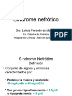 Sindrome Nefrótico: Dra. Leticia Florentin de Merech