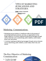 Marketing Communications and Strategies