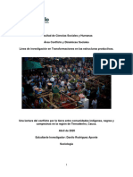 Una Lectura Del Conflicto Por La Tierra Entre Comunidades Indígenas, Negras y