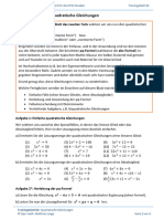 B2 Quadratische Gleichungen