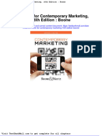 Full Download Test Bank For Contemporary Marketing 16th Edition Boone PDF Full Chapter