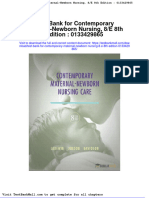 Full Download Test Bank For Contemporary Maternal Newborn Nursing 8 e 8th Edition 0133429865 PDF Full Chapter