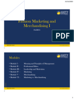 Fashion Marketing and Merchandising I (Sem 3)