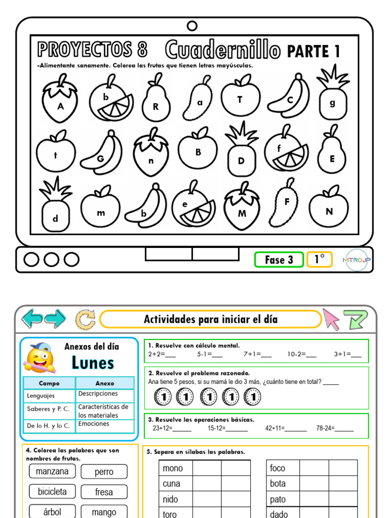Actividades de Lenguaje para Cuarto Grado | PDF
