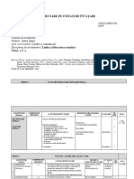 Planificare Pe Unitati de Invatare Clasa A V A