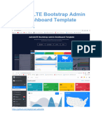 AdminLTE Bootstrap Admin Dashboard Template