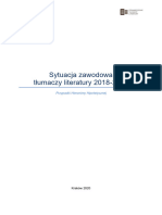 Raport Wynagrodzeń Tłumaczy Literatury 2020 STL