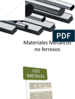 Materiales Metalicos No Ferreos