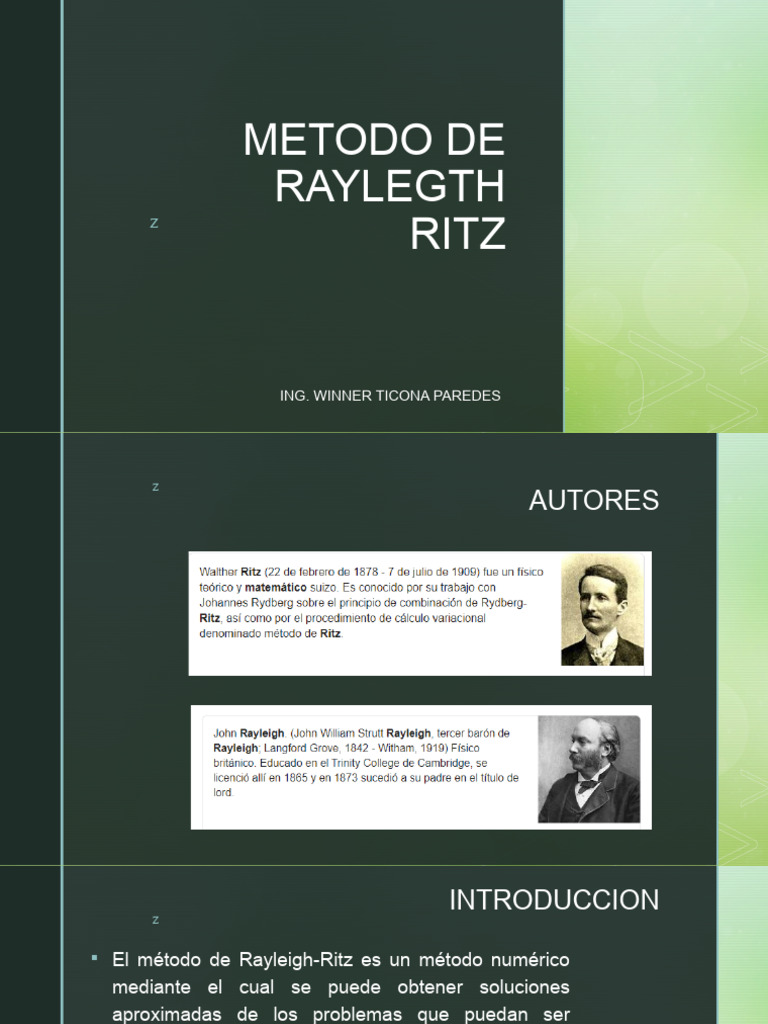 Método Rayleigh-Ritz: Ejemplo Aplicado | PDF | Informática
