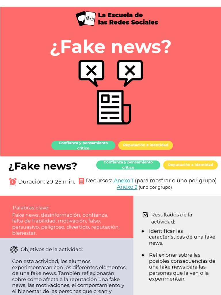 Module 3 - Fake News | PDF | Pensamiento | Internet