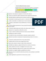 Lista de Valores