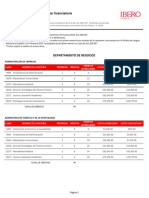 Materias Primer Ingreso Licenciatura Primavera 2024