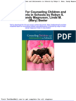 Full Download Test Bank For Counseling Children and Adolescents in Schools by Robyn S Hess Sandy Magnuson Linda M Mary Beeler PDF Full Chapter