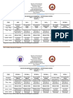 Day 1 - G12 - Second Quarter Exam Schedule - SY 2023 2024
