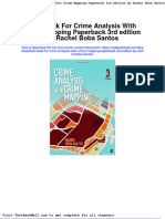 Full Download Test Bank For Crime Analysis With Crime Mapping Paperback 3rd Edition by Rachel Boba Santos PDF Full Chapter