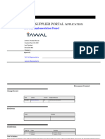 TAWAL - SUPPLIER PORTAL - DS.030 (v1.0)