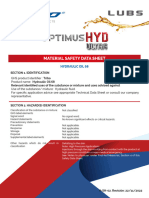 Hoja de Seguridad Optimus TRANS HYD 68