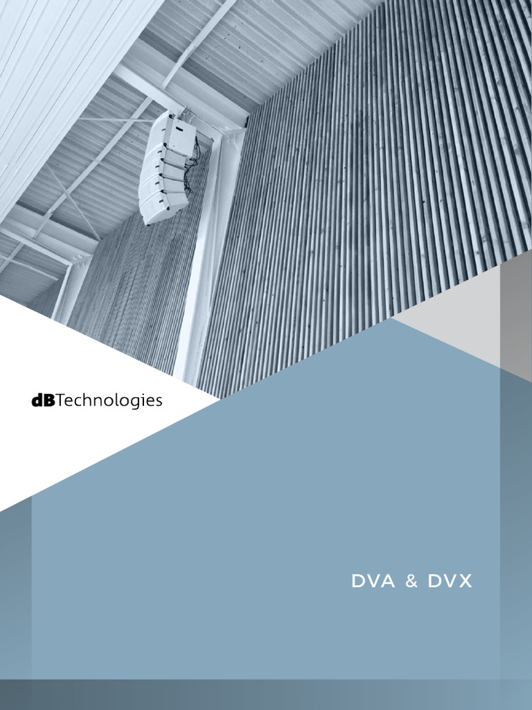 dBTechnologies DVA & DVX Audio Systems | PDF | Loudspeaker | Amplifier