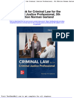 Full Download Test Bank For Criminal Law For The Criminal Justice Professional 5th Edition Norman Garland PDF Full Chapter