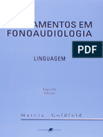 Resumo Fundamentos em Fonoaudiologia Linguagem Marcia Goldfeld