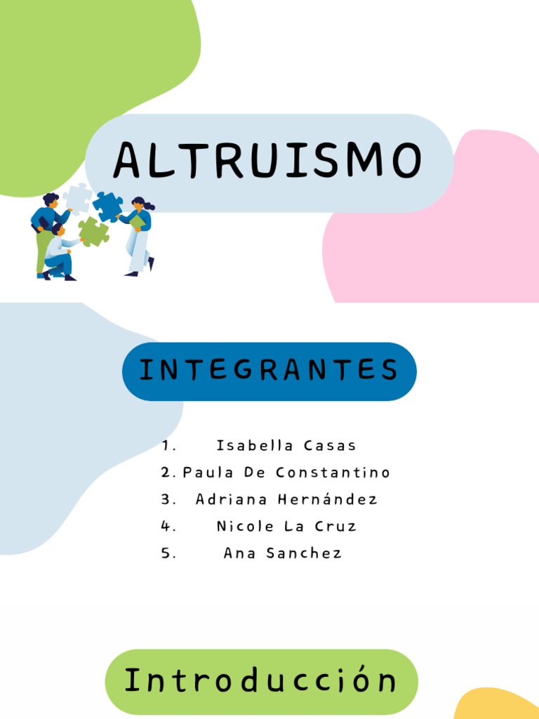 Altruismo | PDF | Altruismo | Sicología